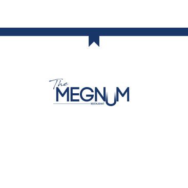 The Megnum Restoranı İçin Logo Tasarım. yarışmasına tasarımcı hilalcabas tarafından sunulan  tasarım 
