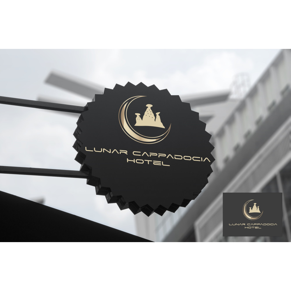 Kapadokya'da Hotel Logo ve Kurumsal Kiml yarışmasına mirka tarafından girilen tasarım