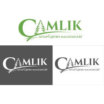 ÇAMLIK KİTAP-KIRTASİYE İÇİN LOGO TASARIM yarışmasına tasarımcı SantaCrea tarafından sunulan  tasarım 