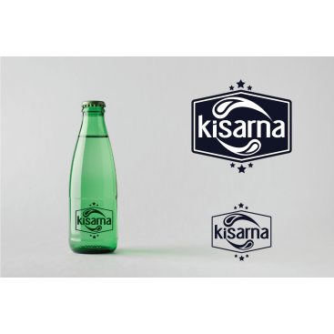 kisarna maden suyu için logo çalışması yarışmasına tasarımcı fuzuli tarafından sunulan  tasarım 