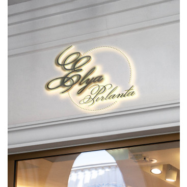 ELYA Pırlanta firması Logo tasarımı yarışmasına tasarımcı YSS tarafından sunulan  tasarım 