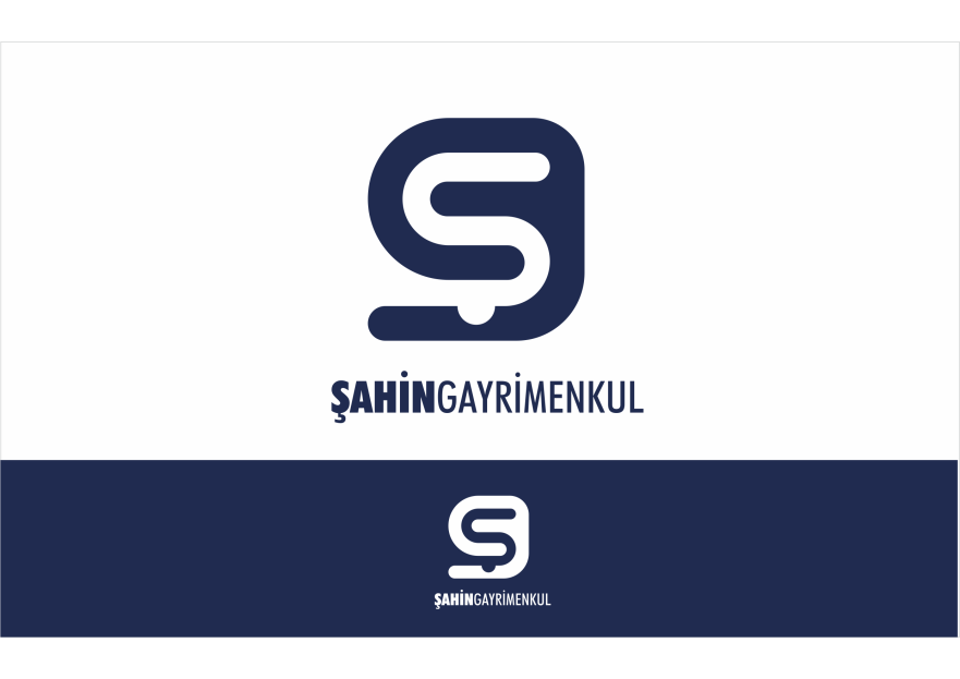 Şahin Gayrimenkul Logo + Kurumsal Kimlik yarışmasına tasarımcı ErcanH tarafından sunulan  tasarım 