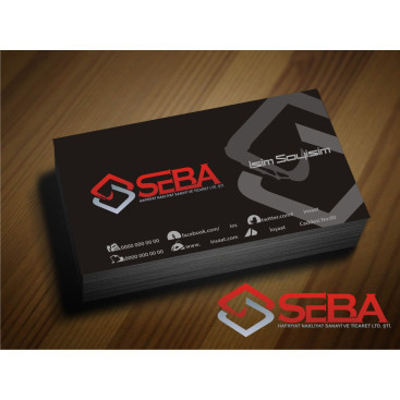 HAFRİYAT LOGOSU VE KARTVİZİT TASARIMI yarışmasına tasarımcı Designe® tarafından sunulan  tasarım 