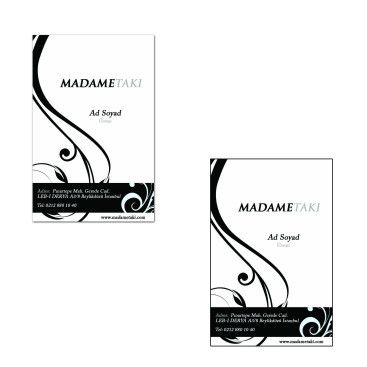 2 Marka Tek Kartvizit yarışmasına tasarımcı ycansaka tarafından sunulan  tasarım 