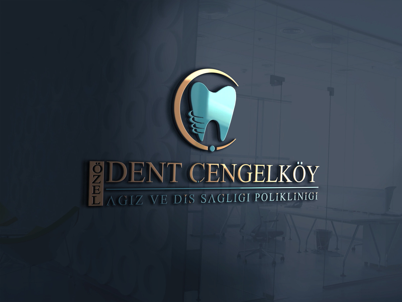 Tasarlayan A.Güler-DİŞ KLİNİK LOGOSU. TEMİZ...