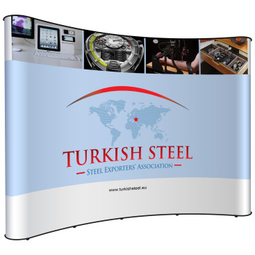 Çelik ihracatçıları birliği kurumsal  yarışmasına tasarımcı hdytgrafik tarafından sunulan  tasarım 