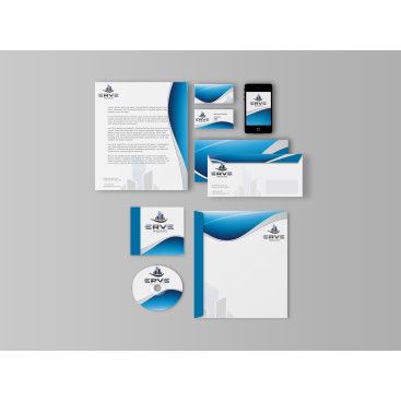 ERVE İnşaat İçin Logo+KurumsalKimlik yarışmasına tasarımcı tubanur tarafından sunulan  tasarım 