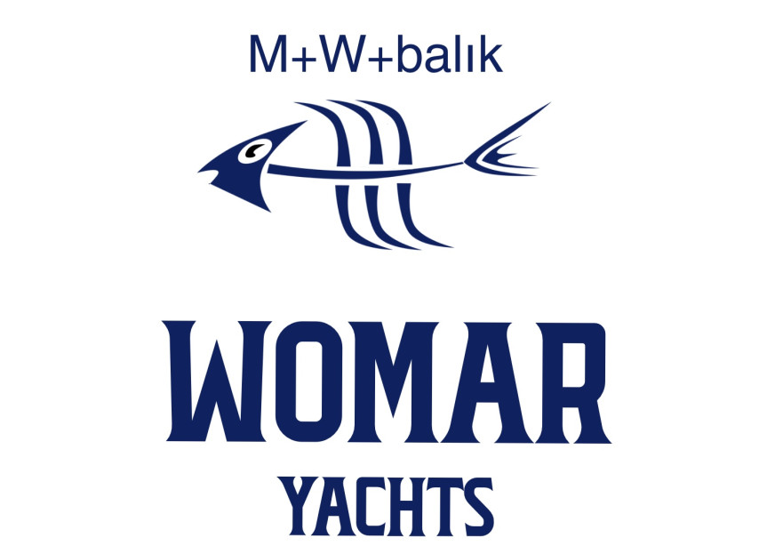 Yeni kurulan yat imalat firmamıza logo yarışmasına tasarımcı muka production tarafından sunulan  tasarım 