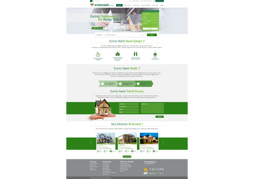 Eviniz Nakit . Com yarışmasına tasarımcı Ayes Tasarım tarafından sunulan  tasarım 