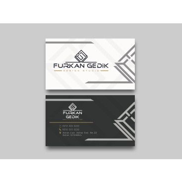 Mimarlık ofisi logo ve kartvizit tasarım yarışmasına tasarımcı Murat Altun  tarafından sunulan  tasarım 