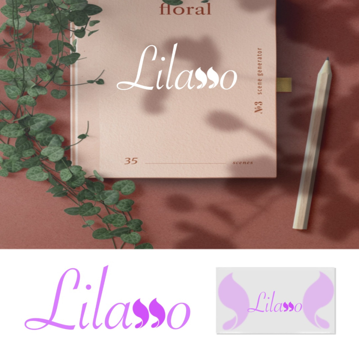 Tasarlayan muka production-''LİLASSO'' MARKASI İÇİN LOGO-KARTVİZİT