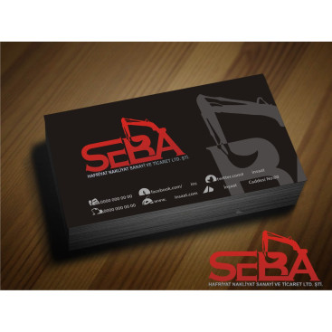 HAFRİYAT LOGOSU VE KARTVİZİT TASARIMI yarışmasına tasarımcı Designe® tarafından sunulan  tasarım 