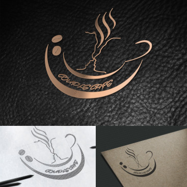 Cafe Logo tasarımı yarışmasına tasarımcı Asli_SAYILIR tarafından sunulan  tasarım 