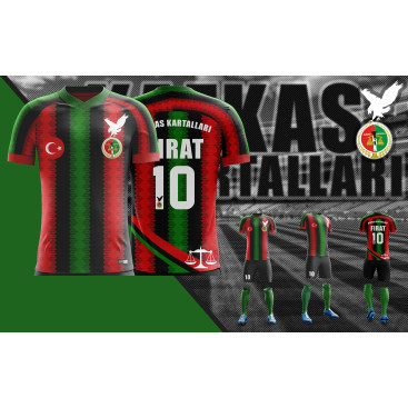 KARS BAROSU FUTBOL TAKIMI FORMA TASARIMI yarışmasına tasarımcı GÖKBÖRÜ tarafından sunulan  tasarım 