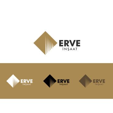 ERVE İnşaat İçin Logo+KurumsalKimlik yarışmasına tasarımcı designburak tarafından sunulan  tasarım 