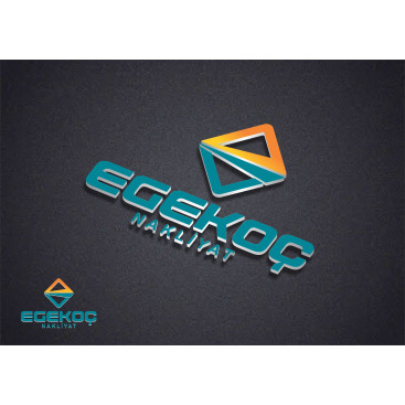 Egekoç Nakliyat Vinç Forklift için logo  yarışmasına tasarımcı byaytac tarafından sunulan  tasarım 