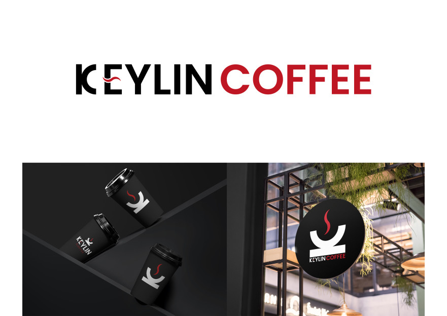Coffee Logo tasarim yarışmasına tasarımcı FSU Design tarafından sunulan  tasarım 
