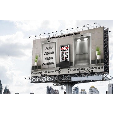 Ana yol kenarlarına tabela tasarımı yarışmasına tasarımcı DesignerErdem tarafından sunulan  tasarım 