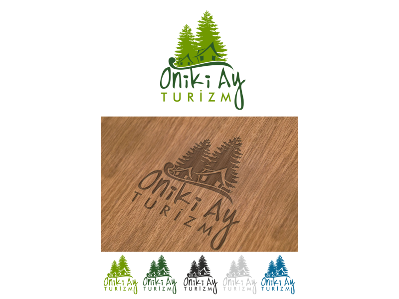 oniki ay ( 12 ay ) turizm logo çalışması