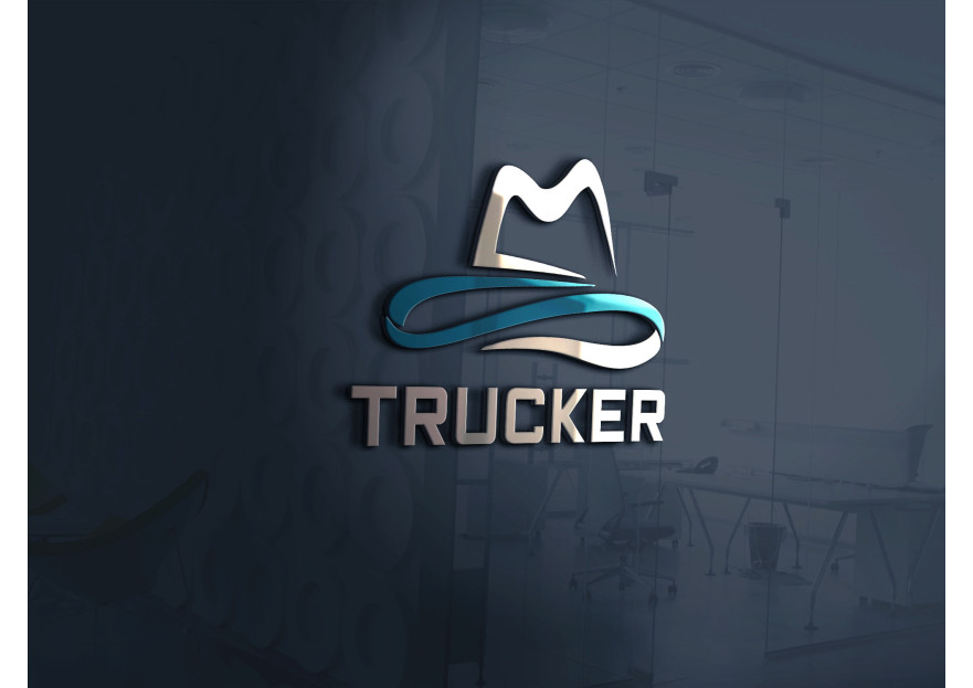 'TRUCKER' FİRMAMIZ İÇİN LOGO ARIYORUZ. yarışmasına tasarımcı ozencmelike tarafından sunulan  tasarım 