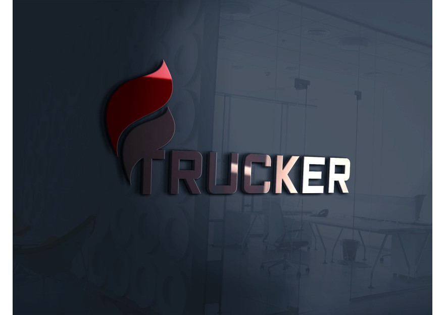 'TRUCKER' FİRMAMIZ İÇİN LOGO ARIYORUZ. yarışmasına tasarımcı ozencmelike tarafından sunulan  tasarım 