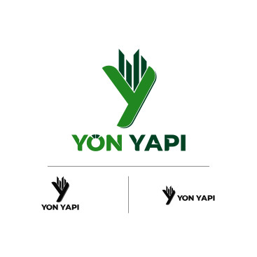 YÖN YAPI İNŞAAT ŞİRKETİMİZ LOGO TASARIMI yarışmasına tasarımcı A.Güler tarafından sunulan  tasarım 