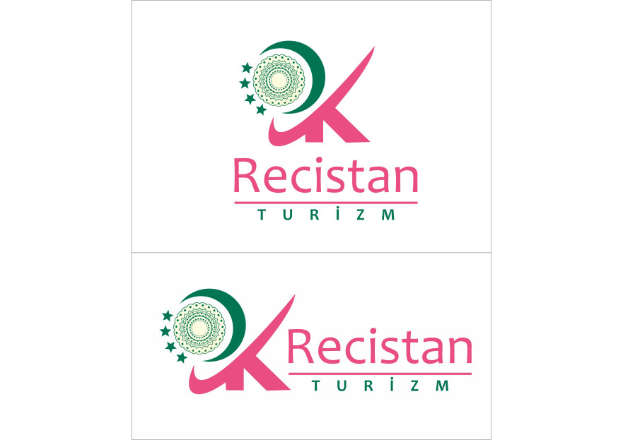 Yeni Markamız Recistan Turizm'e Logo  yarışmasına tasarımcı Sedat Muti tarafından sunulan  tasarım 