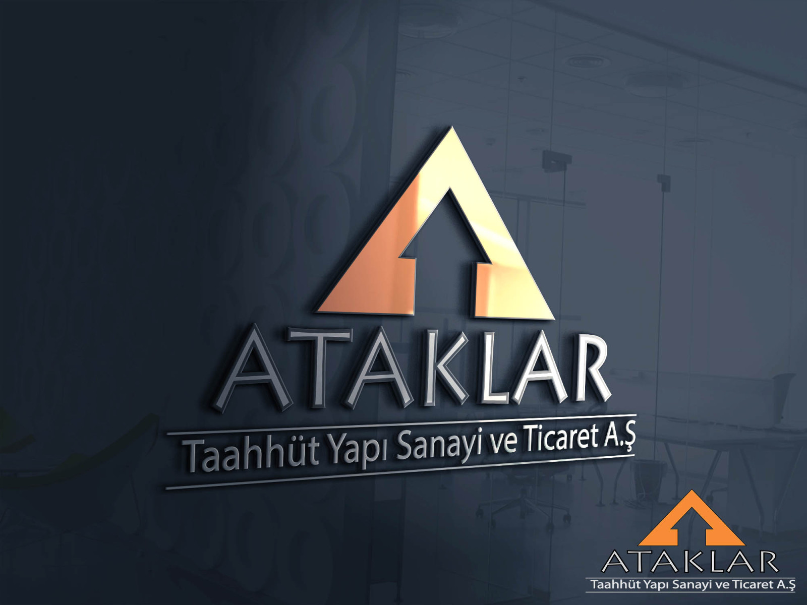 Tasarlayan Adnan ALTUN-inşaat firması için logo