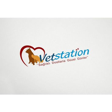VET STATION VETERİNER KLİNİĞİ   LOGO  yarışmasına tasarımcı grafikseli tarafından sunulan  tasarım 