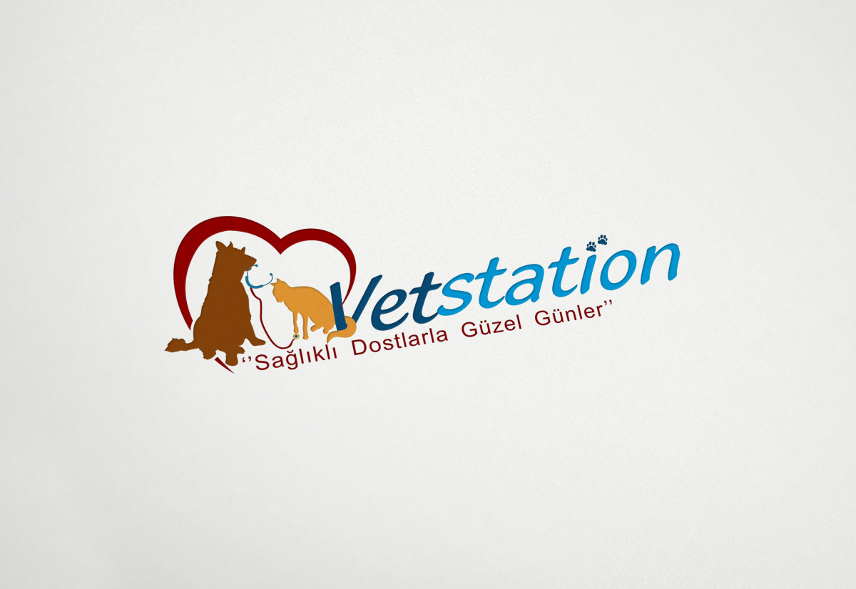 Tasarlayan grafikseli-VET STATION VETERİNER KLİNİĞİ   LOGO 
