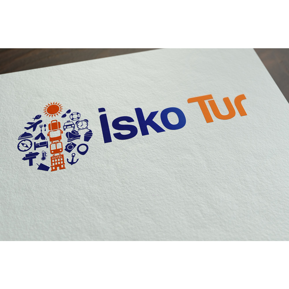 İSKO TUR SEYAHAT ACENTASI LOGOSU yarışmasına designyek tarafından girilen tasarım