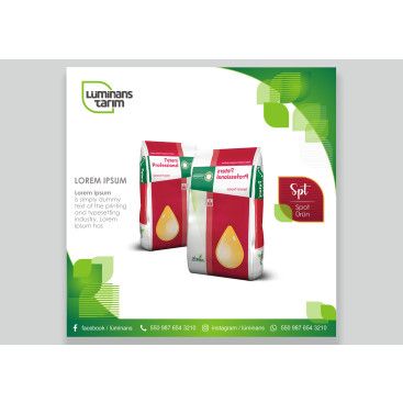 Kurumsal Sosyal Medya Paylaşım Şablonu yarışmasına tasarımcı grfkismail tarafından sunulan  tasarım 