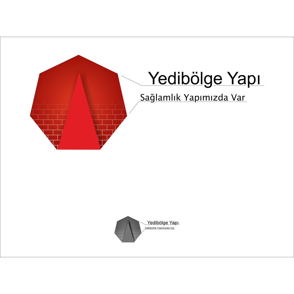 İnşaat firmamız için logo tasarımı yarışmasına x39 tarafından girilen tasarım