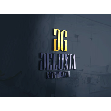 DELUXIA GAYRİMENKUL LOGO VE DAHASI... yarışmasına tasarımcı Bee Art tarafından sunulan  tasarım 