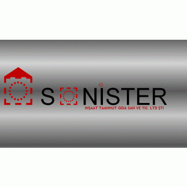 SONİSTER adlı inşaat firmasına logo  yarışmasına tasarımcı hayal tarafından sunulan  tasarım 