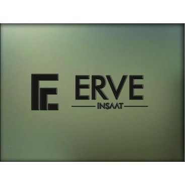 ERVE İnşaat İçin Logo+KurumsalKimlik yarışmasına tasarımcı barpek tarafından sunulan  tasarım 