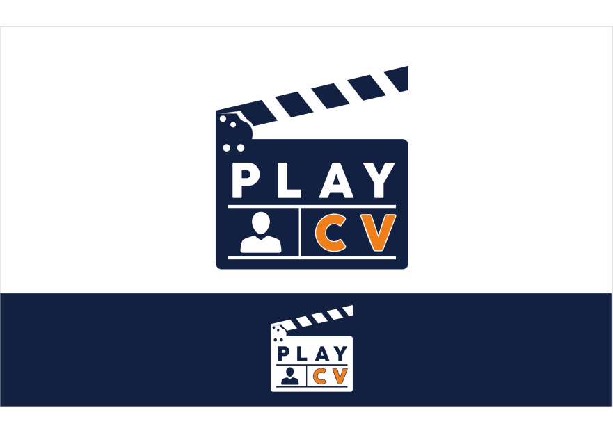 Videolu CV platformu için logo tasarımı yarışmasına tasarımcı ErcanH tarafından sunulan  tasarım 