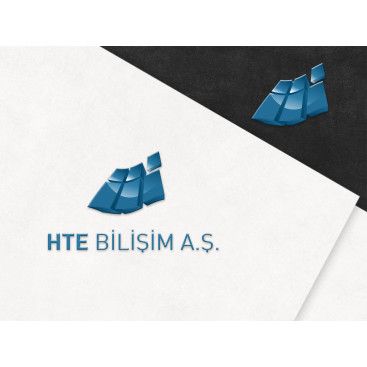 HTE BİLİŞİM A.Ş. LOGOSU yarışmasına tasarımcı endpoint tarafından sunulan  tasarım 