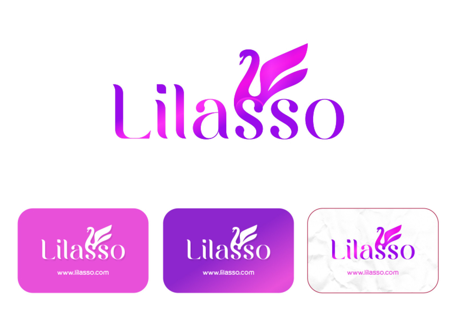 Tasarlayan fatihyilmaz-''LİLASSO'' MARKASI İÇİN LOGO-KARTVİZİT