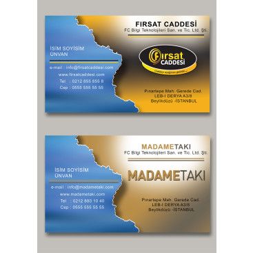 2 Marka Tek Kartvizit yarışmasına tasarımcı Erdem creative  tarafından sunulan  tasarım 