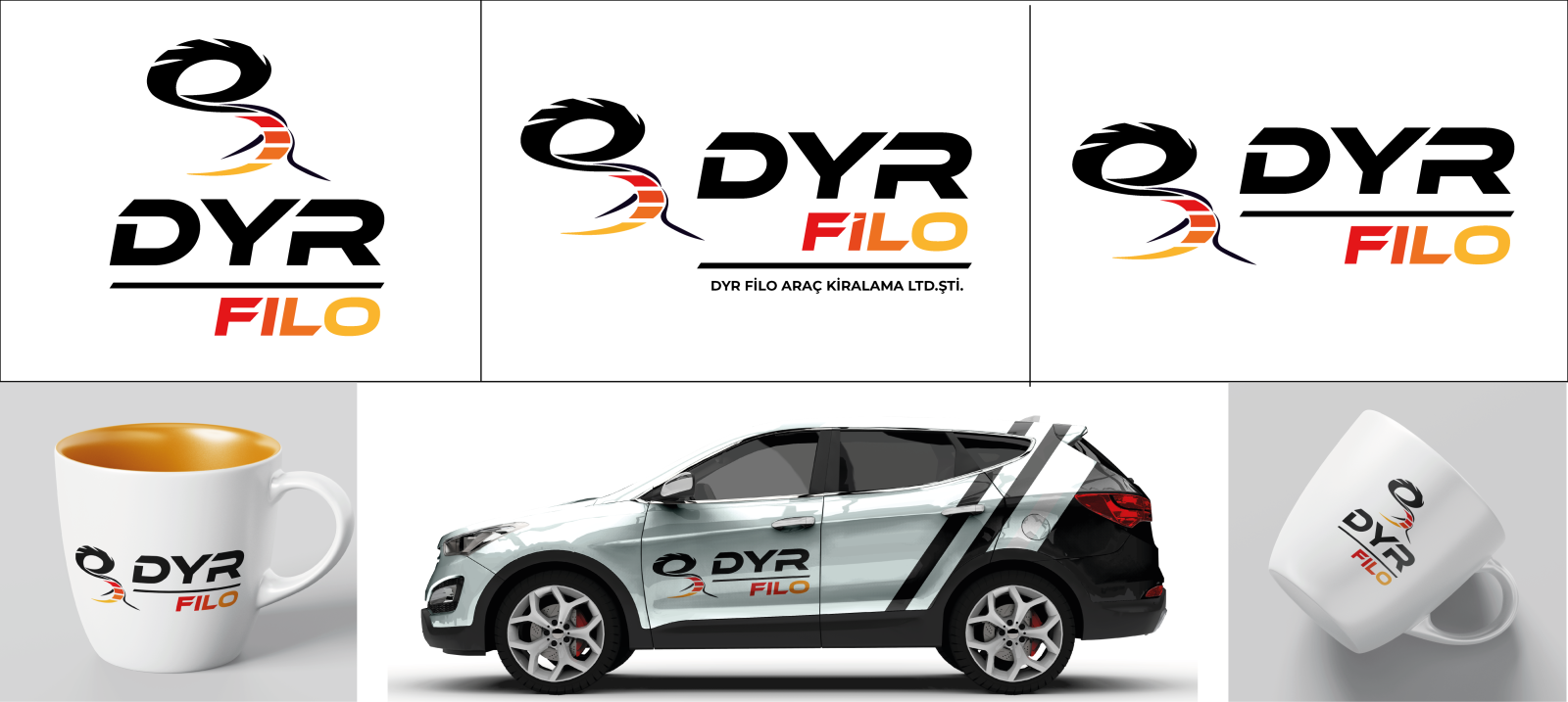 Tasarlayan Sky Flare-Dyr Filo Logo ve Kurumsal Kimlik