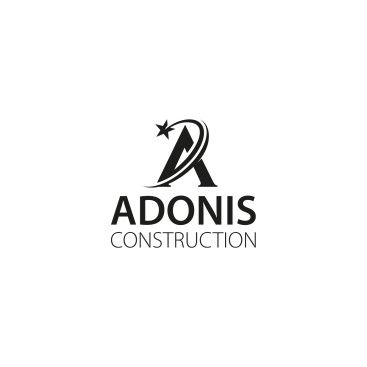 Adonis Construction Logo Tasarımı yarışmasına tasarımcı Etrah™ tarafından sunulan  tasarım 