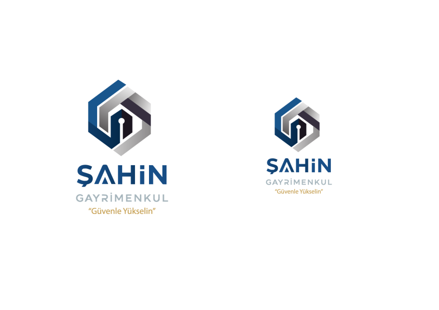 Şahin Gayrimenkul Logo + Kurumsal Kimlik yarışmasına tasarımcı izdüsümü tarafından sunulan  tasarım 