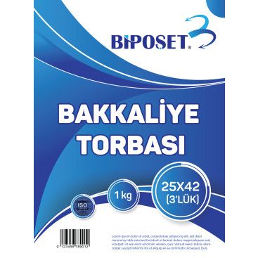 BAKKALİYE TORBASI  DIŞ AMBALAJ TASARIMI yarışmasına tasarımcı yeliztasarım tarafından sunulan  tasarım 