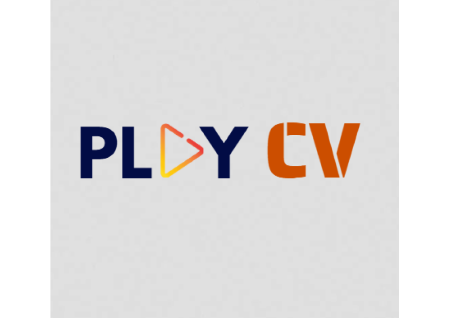 Videolu CV platformu için logo tasarımı yarışmasına tasarımcı inanç doğan tarafından sunulan  tasarım 