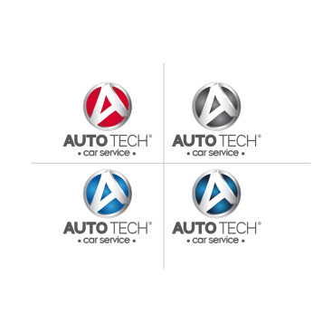 AUTOTECH CAR SERVICE Logo Tasarimi yarışmasına tasarımcı S.U(uvyz1243) tarafından sunulan  tasarım 