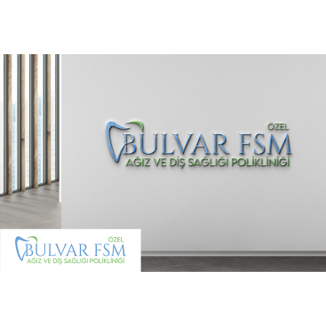 Diş polikliniği için logo çalışması yarışmasına tasarımcı oykuk tarafından sunulan  tasarım 