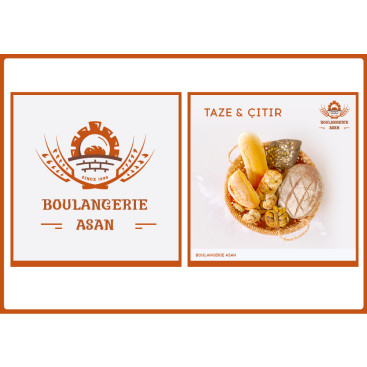 EKMEK FIRINI LOGO YENILEME yarışmasına tasarımcı ukdesign tarafından sunulan  tasarım 