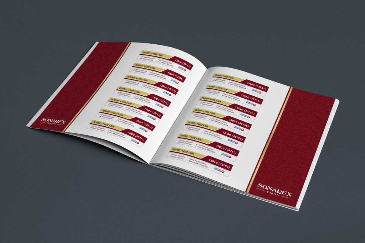 Tasarlayan grafikerh-Tur Programları Broşürü