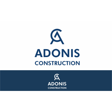 Adonis Construction Logo Tasarımı yarışmasına tasarımcı ErcanH tarafından sunulan  tasarım 